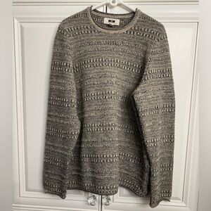 Joseph Abboud Men’s XXL Crew Neck Sweater Tan Brown Shirt Top Sweatshirt